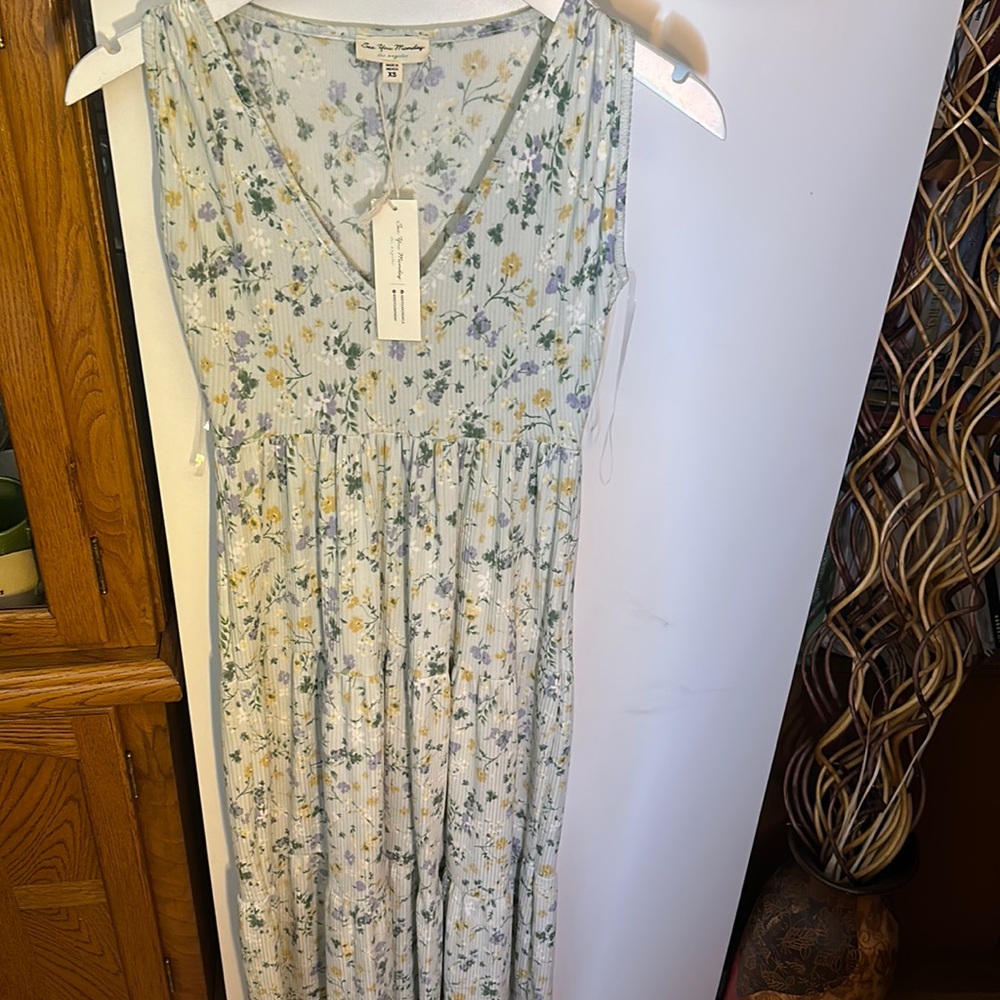See You Monday Floral Maxi Dress